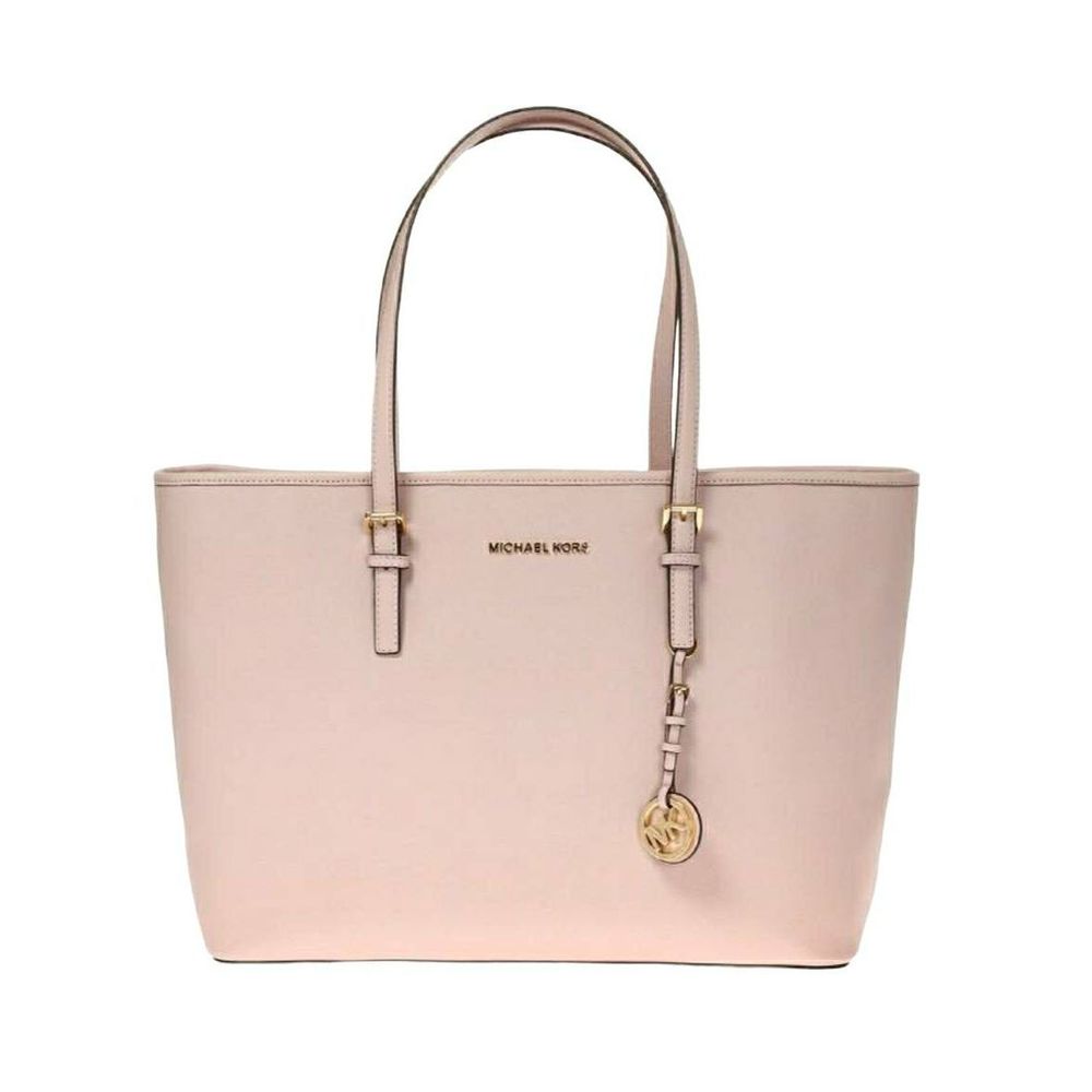 Michael Kors Jet Set Travel Medium Carryall Tote Saffiano Leather - Ballet